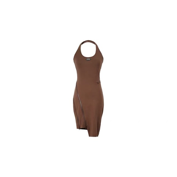Stylish Brown Backless Dress by - Picture 8 of 9